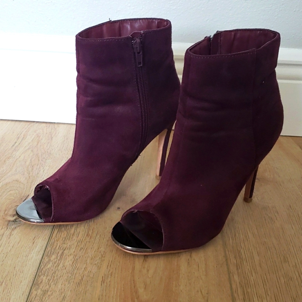 Charlotte Russe ankle bootie (boots). Like new!